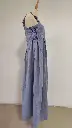 52 Hemp cotton Blue sleeveless long skirt (4).webp