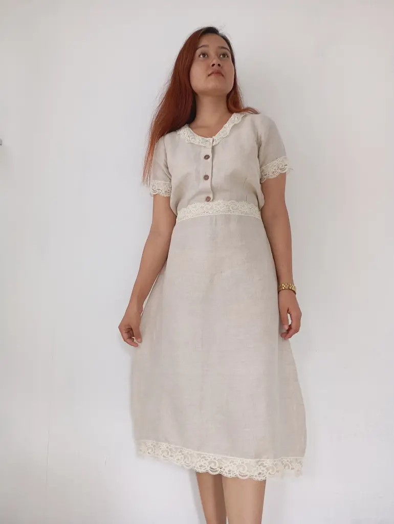 75 Linen hemp cotton medium sized dress (2).webp