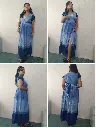 027 Cotton Blue white pattern wrapper long dress (10).webp