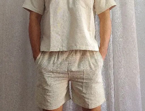 Hemp cotton Men's Shorts / Half pant